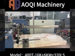 Μηχανή αναδίπλωσης χαρτιού με τροφοδοσία σπασμάτων