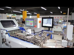 Αυτοματοποιημένη τροφοδοσία σωρός υψηλής απόδοσης με τραπέζι παράδοσης Εύκολη λειτουργία για εξοπλισμό διπλής φυλλαδίου