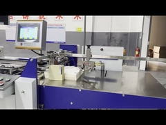 Μηχανή διπλής αναδίπλωσης χαρτιού μεγάλου μεγέθους 550T για βιβλιάρια