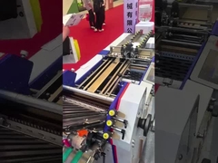 Μηχανή διπλώματος φυλλαδίων τροφοδοσίας αέρα με συνεχές φορτίο