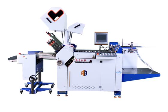 AOQI Max Width 570mm Μεγάλη συσκευή αναδίπλωσης χαρτιού για βιβλιάριο με συσσωρευτή παράδοσης